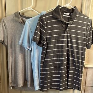 Calvin Klein xs polo shirts lot